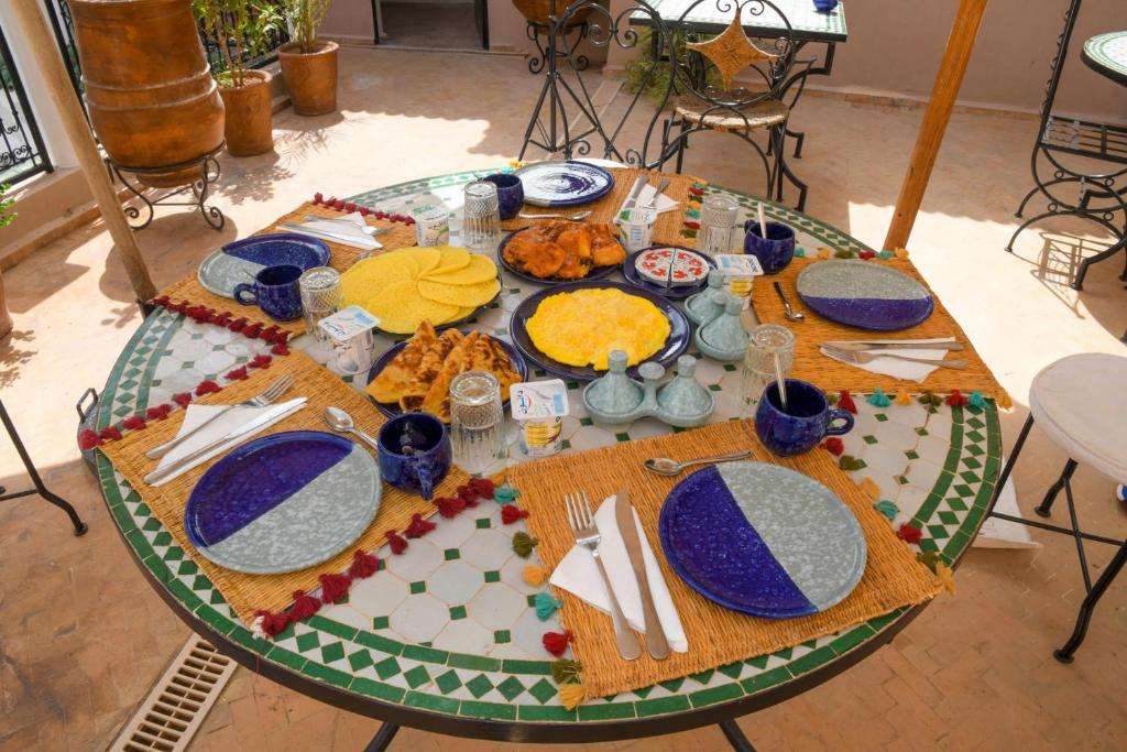 Riad Berenssi Marrakech déjeuner