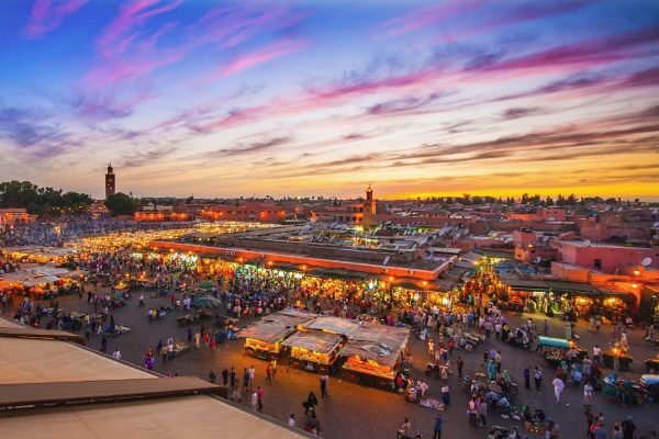 Place Jemaa el-Fna marrakech maroc